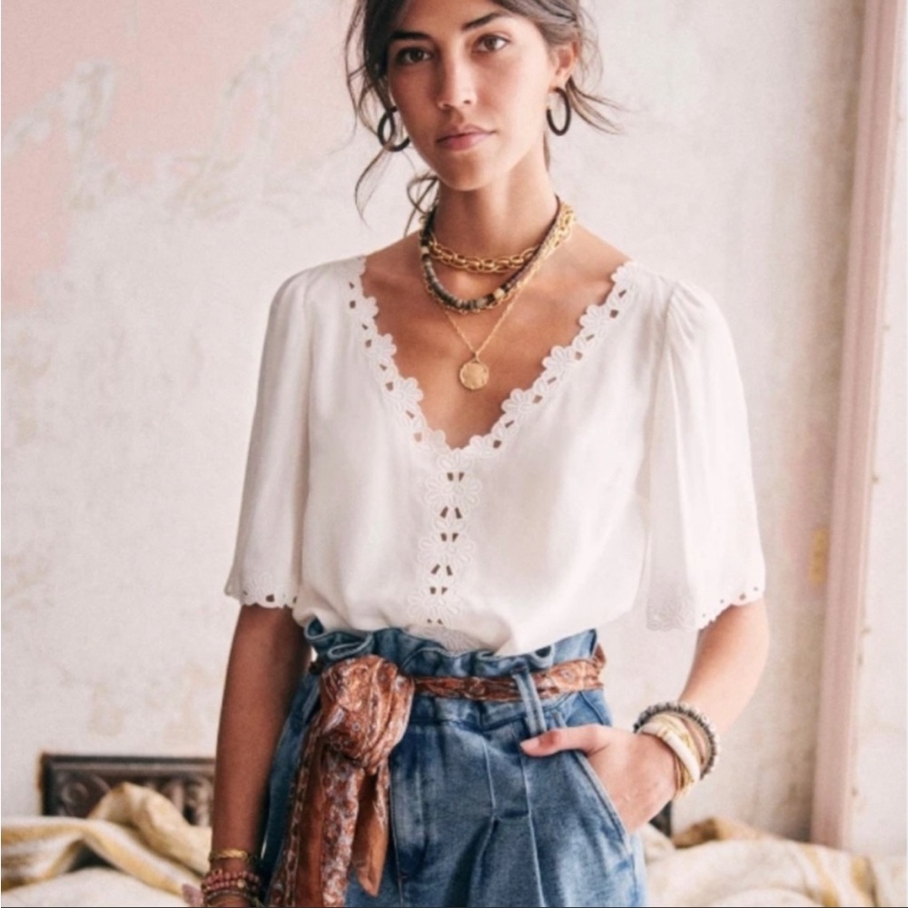 Sezane Ilonie Blouse - Size 34